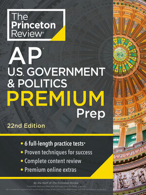 cover image of Princeton Review AP U.S. Government & Politics Premium Prep